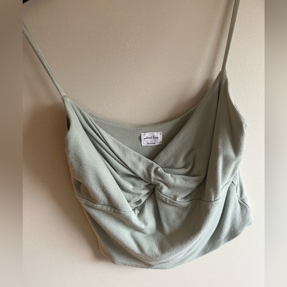 Wilfred Light Green Camisole Top
